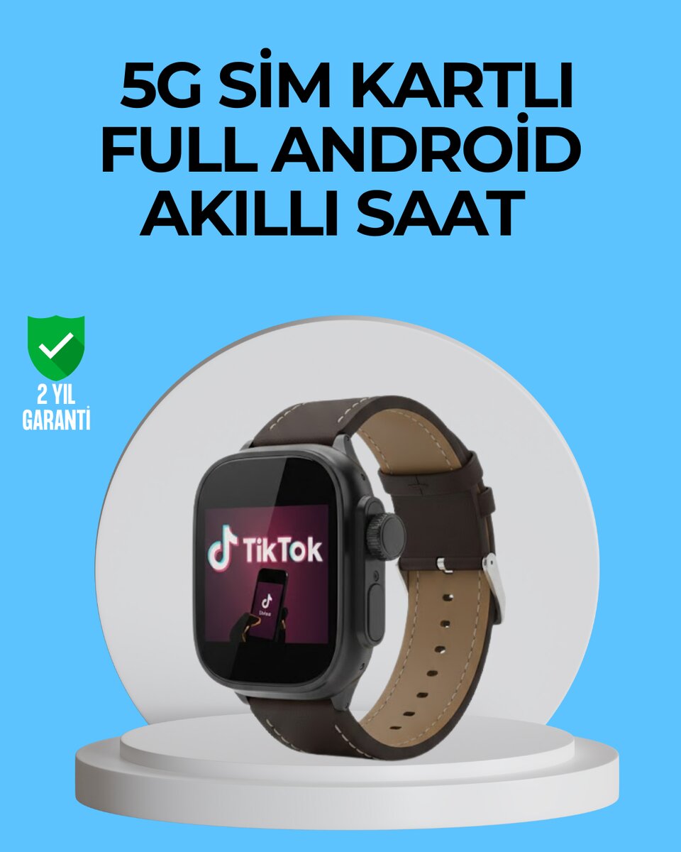 Kamera Özellikli Akıllı Saat Play Store Destekli