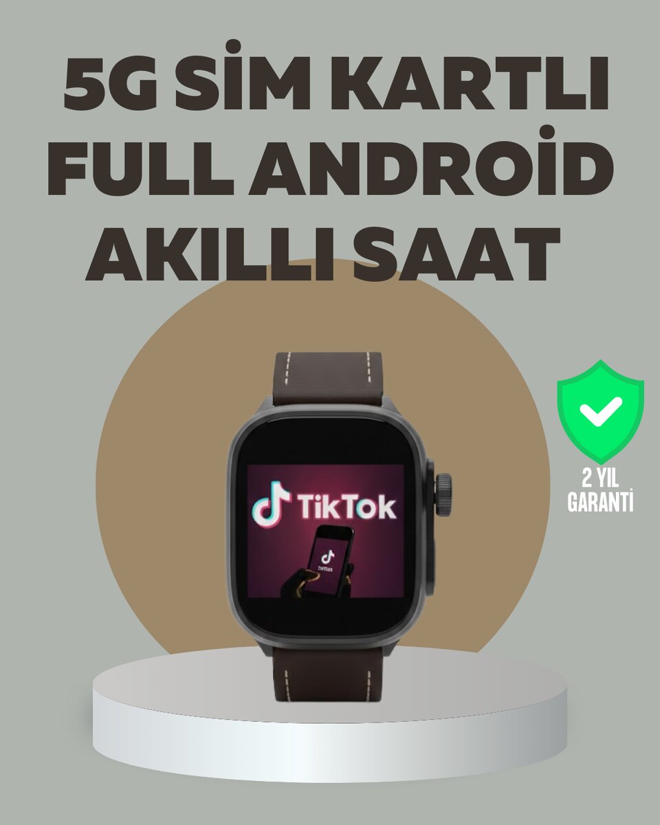 Android Akıllı Saat 5G Destekli Uygulama İndirme