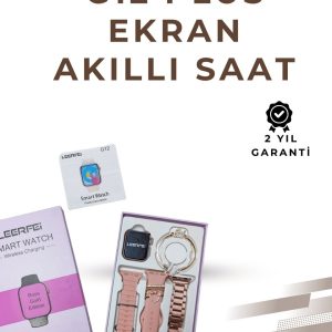 Akıllı Saat GPS Destekli – Kalp Ritmi Ölçer Titreşimli Bildirim Su ve Toz Geçirmez