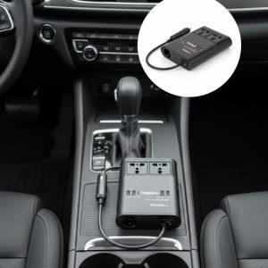 Araç İçin 12V 24V Güç Dönüştürücü 220V Priz ve USB Portlu