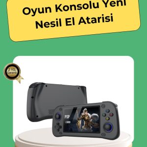Retro ve Modern Oyun Destekli Taşınabilir Konsol 64GB Kart Dahil