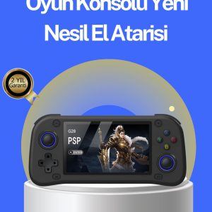 4.3” HD Ekranlı El Konsolu 64GB Hafıza Kartı ve 10000 Yüklü Oyun
