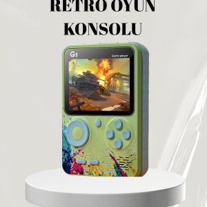 3 İnç Renkli Ekranlı Taşınabilir El Konsolu – G5 Modeli