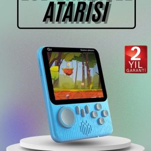 666 Oyunlu Retro El Konsolu Atari 3.5 İnç Taşınabilir Oyun Konsolu