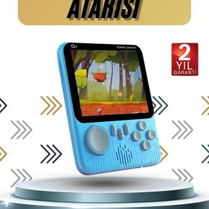 3.5 İnç Mini Atari Taşınabilir Oyun Konsolu 666 Adet Retro Oyun