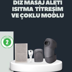 Isıtmalı Titreşimli Diz Masaj Cihazı 3D Rezonans Teknolojili