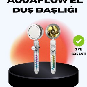 Döner Pervaneli El Duşu Başlığı – Su Tasarruflu Basınç Artırıcı Yağmur Etkili