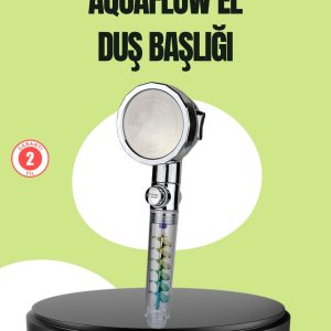 Basınçlı El Duşu Başlığı – Döner Pervaneli Göz Kamaştıran Yağmur Etkisi