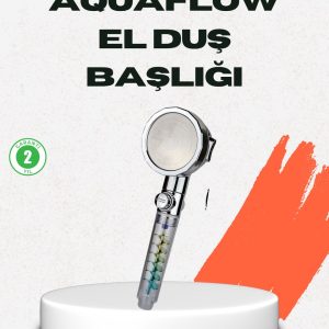 Rahatlatıcı Yağmur Etkili El Duşu – Döner Pervaneli Dayanıklı ve Şık Tasarım