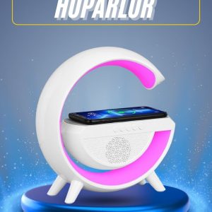 Yeni Nesil Bluetooth Hoparlör Speaker 5.0 Taşınabilir G Şeklinde Powerbankli