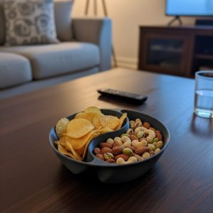 Gri Çerezlik 4’lü Set Şık ve Minimal Masa Üstü Kullanım