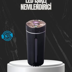 USB Aromaterapi Difüzör Ultrasonik Hava Nemlendirici LED Gece Lambalı