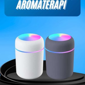 Humidifier LED Işıklı Mini Ortam Oda Kokusu Aromaterapi Buhardanlık
