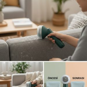 Kazak Battaniye ve Perde İçin Tüy Alma Cihazı