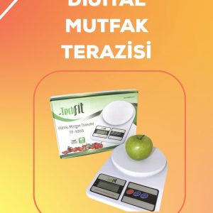 LCD Ekranlı Yüksek Hassasiyetli Dijital Mutfak Terazisi