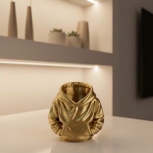 Dekoratif Gold Hoodie Kalemlik 10x10 cm