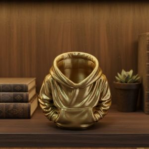 Gold Hoodie Kalemlik 10x10 cm Masa Üstü Düzenleyici