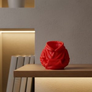 Kırmızı Hoodie Kalemlik 10x10 cm Masa Üstü Düzenleyici