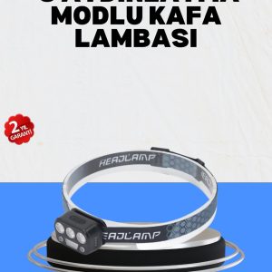 Gece Koşusu İçin LED Kafa Lambası El Sensörlü