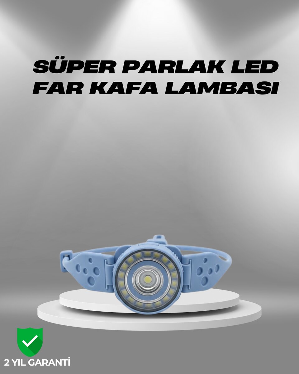 Hafif ve Taşınabilir Kamp Kafa Lambası Ayarlanabilir Işık