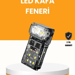 Kamp ve Outdoor İçin LED Far 10 Saat Pil Sensörlü Manyetik