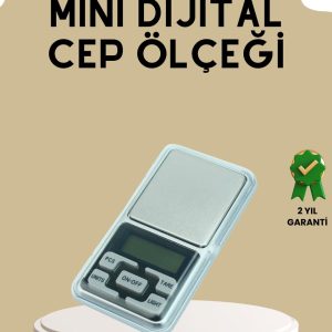 Kapaklı Dijital Cep Terazisi Hassasiyet 300 Gr