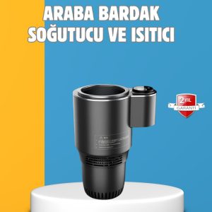 Dijital Ekranlı Akıllı Bardaklık Araç İçi Termal Isıtıcı Soğutucu