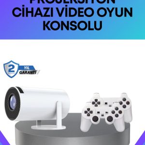 Oyun Konsolu Uyumlu Kablosuz Projeksiyon Cihazı Ev Sinema Deneyimi