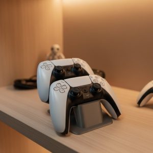 İkili Gamepad Tutucu Antrasit 7x18 cm Oyun Aksesuarı