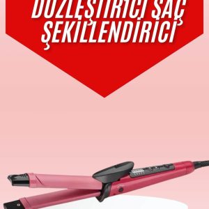 Saç Şekillendirici Düzleştirici ve Maşa Özellikli Şekillendirici Seramik Kaplama
