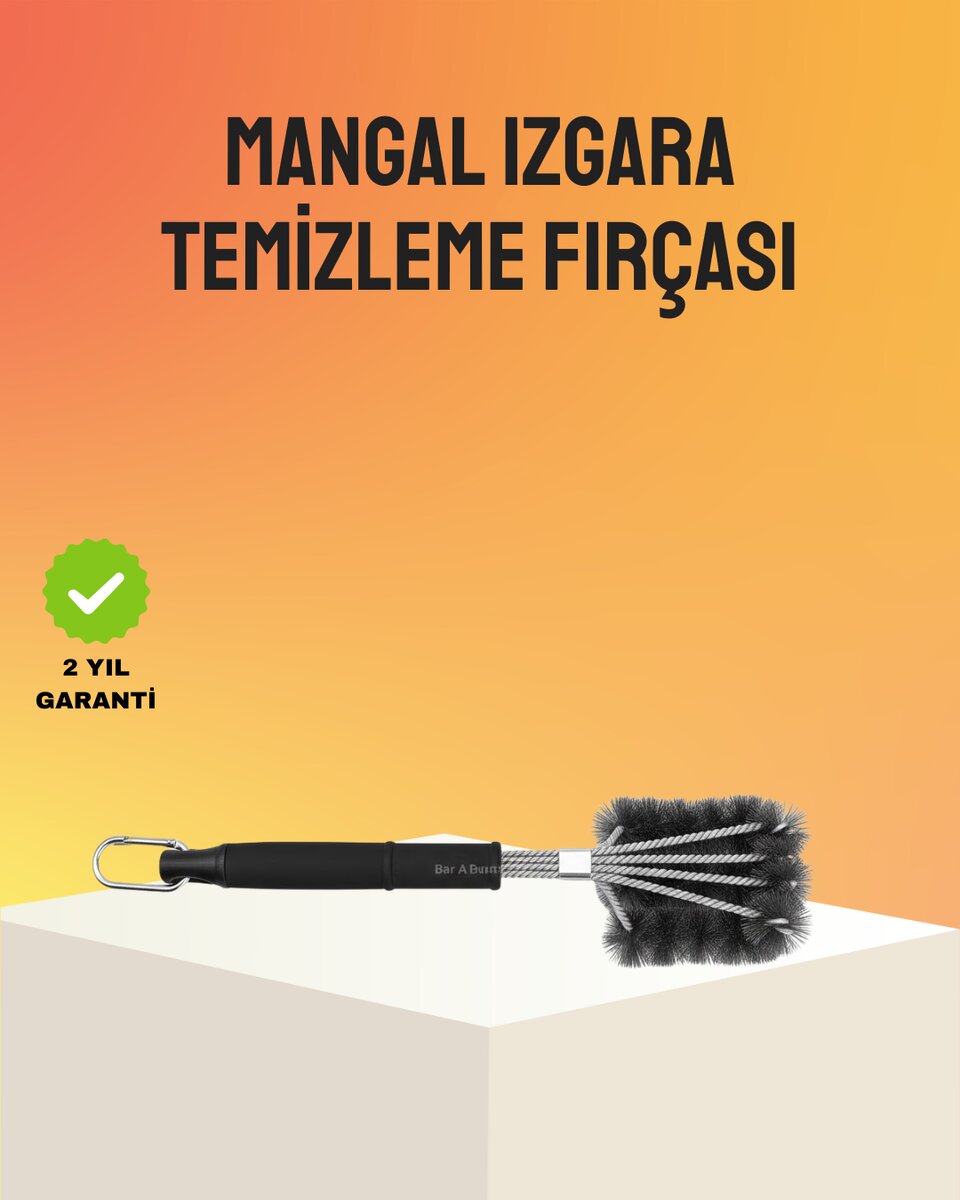 Izgara ve Barbekü Temizleme Fırçası Dayanıklı Tasarım