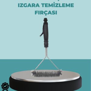 Uzun Saplı Paslanmaz Çelik Izgara Temizlik Fırçası