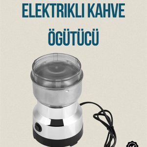 Kompakt Elektrikli Kahve ve Baharat Öğütücü | 14500 Devir Şeffaf Kapaklı Hediye İçin İdeal