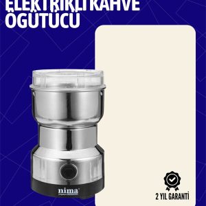 Elektrikli Sessiz Kahve Öğütücü | Çok Fonksiyonlu 200W AB Fişli Kolay Temizlenir
