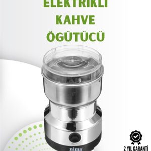 Kahve ve Baharat Değirmeni | Kompakt Hafif Hızlı Öğütme Şeffaf Kapaklı Kolay Kullanım