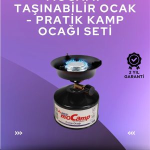 Hafif ve Kompakt Tasarımlı Taşınabilir Kamp Ocağı – Ergonomik Kullanım