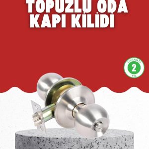 Estetik Güvenli Topuzlu Kapı Kilidi