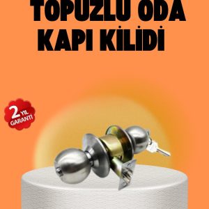 Mat Renk Topuzlu Kapı Kilidi – Giriş Tipi