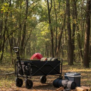 Çok Amaçlı Katlanabilir Kamp Arabası Bahçe Alışveriş Taşıma Vagonu