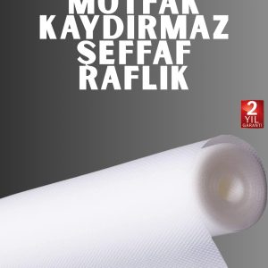 Kesilebilir şeffaf raflık çekmece kaplaması mutfak için
