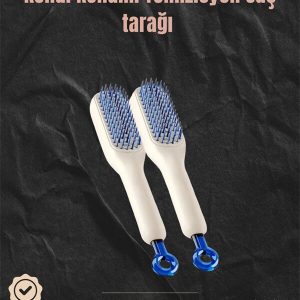 Kendini Temizleyen Hava Yastıklı Saç Tarağı – Düğümsüz Tarama