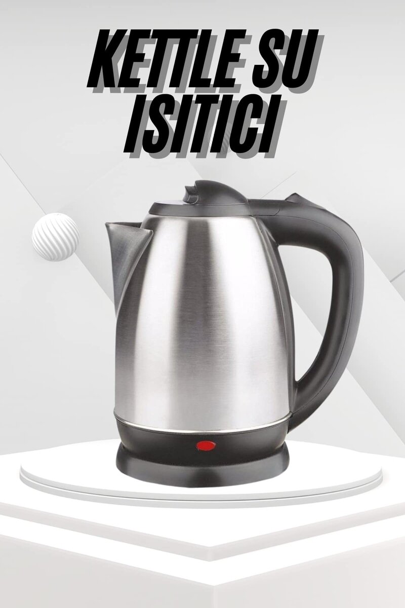 Yeni Nesil Saplı Uzun Ömürlü Paslanmaz Çelik Su Isıtıcı Kettle