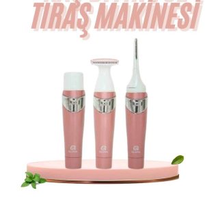 3 İn 1 Epilasyon Aleti Hassas Ciltlere Özel Uzun Ömürlü Kaş Yüz Burun