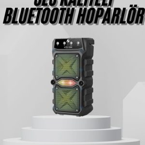 Bluetooth Hoparlör Yüksek Ses Kaliteli Büyük Boy Çift Çıkışlı Ses Bombası