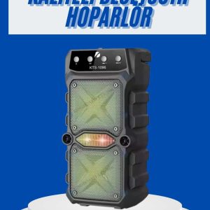 Büyük Boy Bluetooth Hoparlör Çoklu Bağlantı Çift Çıkışlı Taşınabilir Kesintisiz