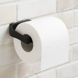 Siyah Tuvalet Kağıdı Tutucu Mat Kaplama Banyo Peçetelik