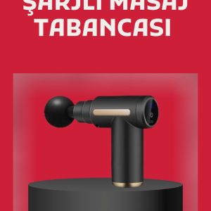 Derin Doku Masaj Tabancası 4 Başlık 6 Kademeli Sessiz Güç Şarjlı Kas Gevşetici