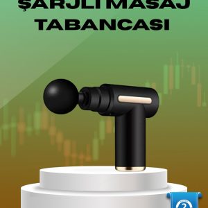 6 Kademeli Kas Masaj Tabancası 4 Başlıklı Güçlü Sessiz Sporcu Masaj Cihazı Şarjlı