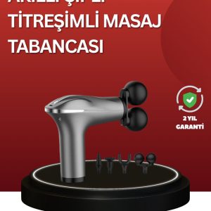 Çok Fonksiyonlu 4 Başlıklı Şarjlı Masaj Aleti Kas Ağrısı Rahatlatıcı