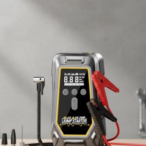 Akü Takviye Lastik Şişirme ve Powerbank Özellikli Çok Fonksiyonlu Cihaz